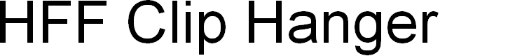Preview image for HFF Clip Hanger