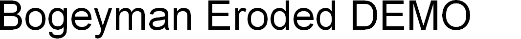 Preview image for Bogeyman Eroded DEMO Regular