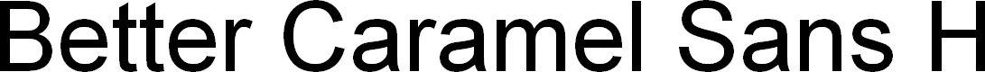 Preview image for Better Caramel Sans Hollow