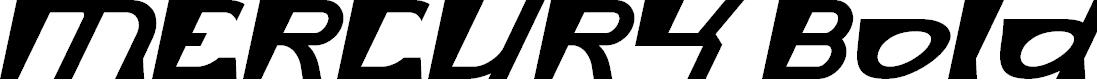 Preview image for MERCURY Bold Italic