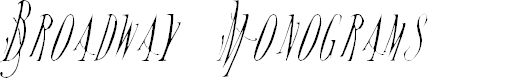 Preview image for Broadway Monograms Plain