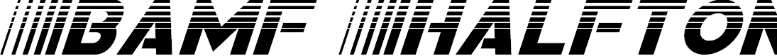 Preview image for Bamf Halftone Italic