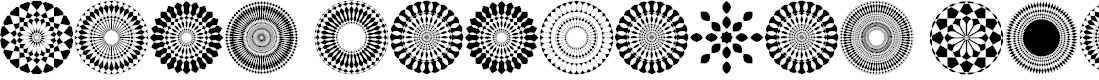 Preview image for Font Mandalas pro 2018