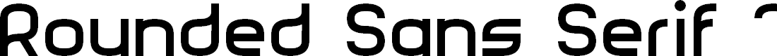 Preview image for Rounded Sans Serif 7