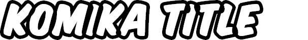 Preview image for Komika Title - Brush