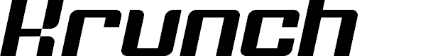 Preview image for Krunch Bold Italic