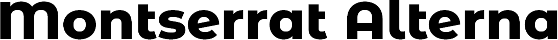 Preview image for Montserrat Alternates ExtraBold