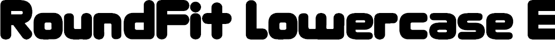 Preview image for RoundFit Lowercase Extended