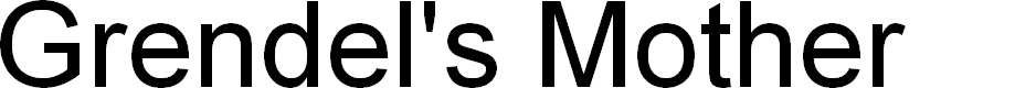 Preview image for Grendel's Mother 3D Italic