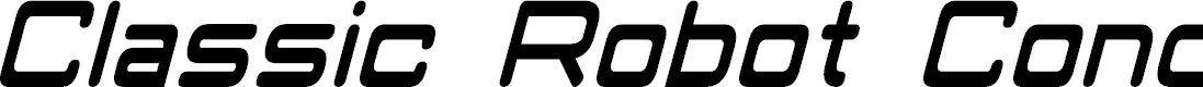 Preview image for Classic Robot Condensed Italic