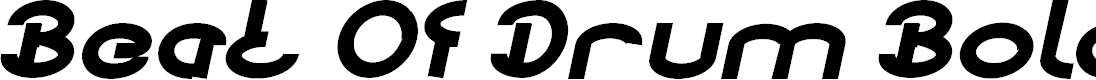Preview image for Beat Of Drum Bold Italic