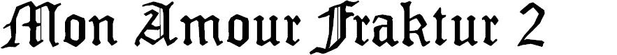 Preview image for MonAmourFraktur2