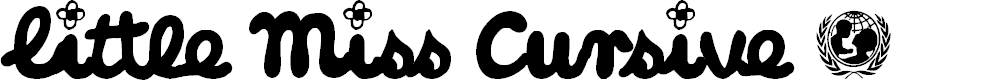 Preview image for Little Miss Cursive Medium