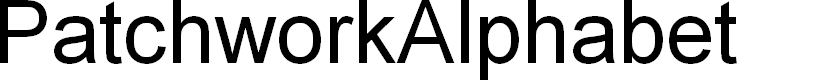 Preview image for PatchworkAlphabet