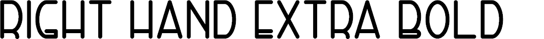 Preview image for Right Hand Extra Bold