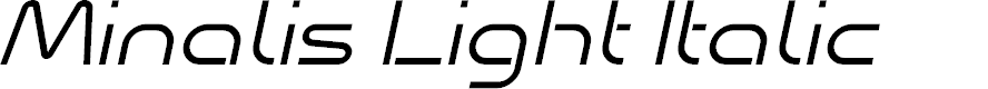 Preview image for Minalis_Demo Light Italic