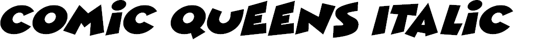 Preview image for Comic Queens Italic