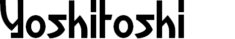 Preview image for Yoshitoshi Bold