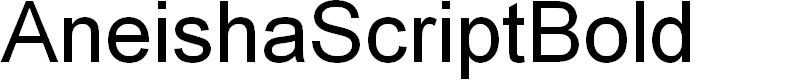 Preview image for AneishaScriptBold