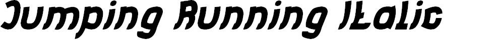 Preview image for Jumping Running Italic