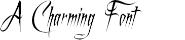 Preview image for A Charming Font Italic