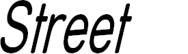 Preview image for Street - Thin Italic