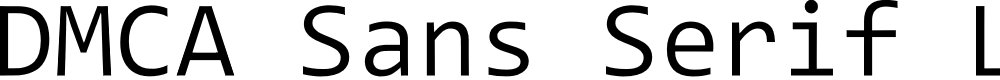 Preview image for DMCA Sans Serif Light