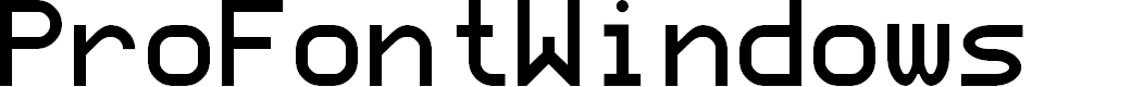 Preview image for ProFontWindows