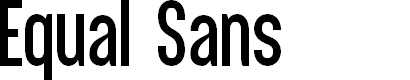 Preview image for Equal Sans Demo