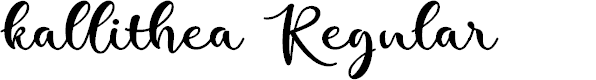 Preview image for kallithea Regular