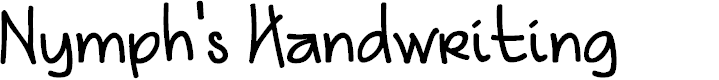 Preview image for Nymph's Handwriting