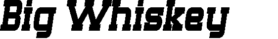Preview image for SF Big Whiskey Condensed Bold