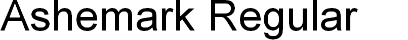 Preview image for Ashemark Regular