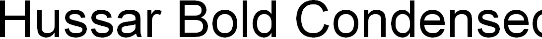 Preview image for Hussar Bold Condensed Oblique Three