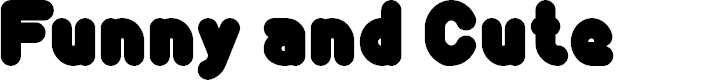 Preview image for Funny and Cute Font