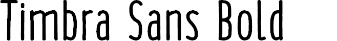 Preview image for Timbra Sans Bold