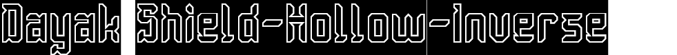 Preview image for Dayak Shield-Hollow-Inverse