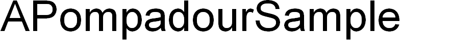 Preview image for APompadourSample