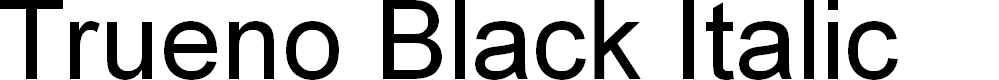Preview image for Trueno Black Italic