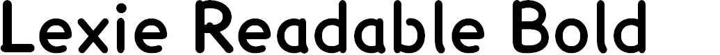 Preview image for Lexie Readable Bold
