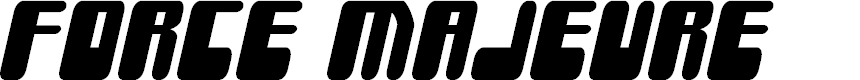 Preview image for Force Majeure Italic Font
