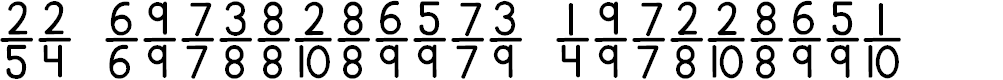Preview image for KG Traditional Fractions
