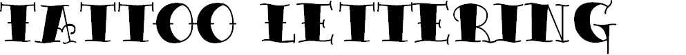 Preview image for TattooLetteringBlack