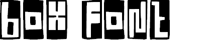 Preview image for Box Font Negative