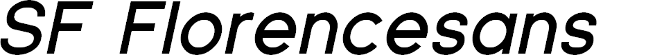 Preview image for SF Florencesans Bold Italic