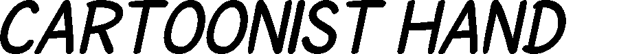 Preview image for SF Cartoonist Hand SC Bold Italic