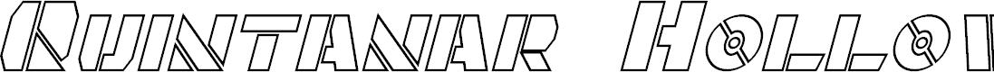 Preview image for Quintanar Hollow Italic