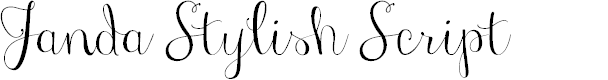 Preview image for Janda Stylish Script