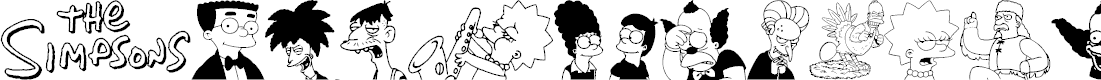 Preview image for Simpsons Mmmm...Font