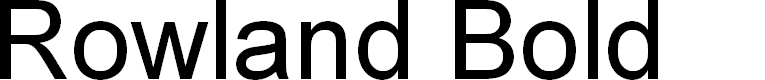 Preview image for Rowland Bold